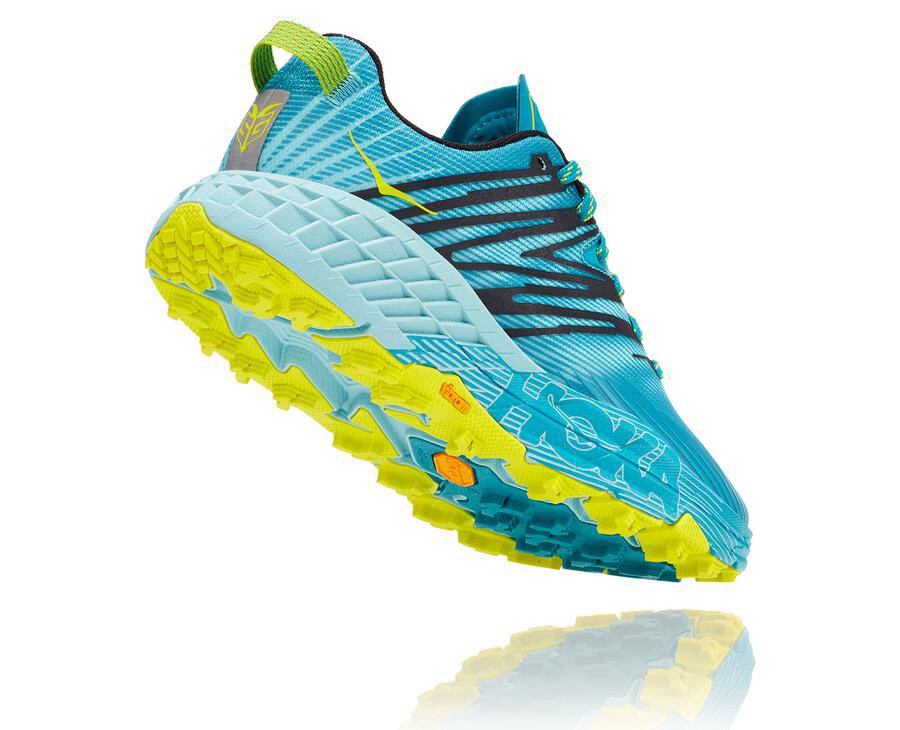 Hoka One One Trailsko Dame - Speedgoat 4 - Turkis - 194506JPF